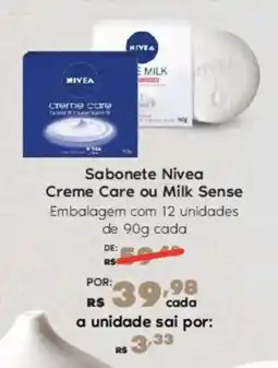 Sam's Club Sabonete Nivea Creme Care ou Milk Sense oferta