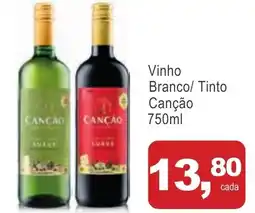 Mineirão Atacarejo Vinho Branco/ Tinto Canção oferta