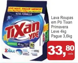 Mineirão Atacarejo Lava Roupas em Pó Tixan Primavera oferta