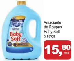 Mineirão Atacarejo Amaciante de Roupas Baby Soft oferta