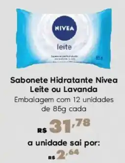 Sam's Club Sabonete Hidratante Nivea Leite ou Lavanda oferta