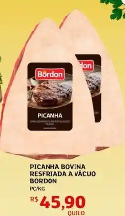 Assaí Atacadista Picanha bovina resfriada a vácuo bordon oferta