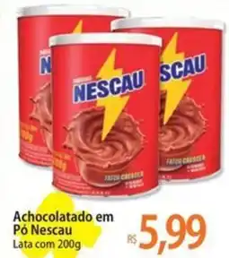 Atacadão Achocolatado em Pó Nescau Lata oferta