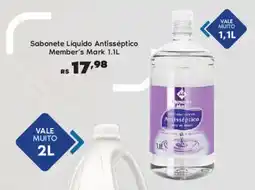 Sam's Club Sabonete Líquido Antisséptico Member's Mark oferta