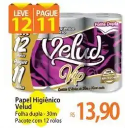 Atacadão Papel Higiênico Velud oferta