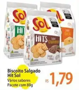 Atacadão Biscoito Salgado Hit Sol oferta