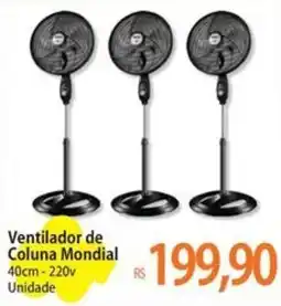 Atacadão Ventilador de Coluna Mondial oferta