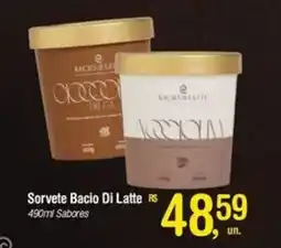 Fort Atacadista Sorvete Bacio Di Latte Sabores oferta