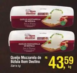 Fort Atacadista Queijo Mozzarela de Búfala Bom Destino oferta