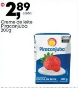 Frangolândia Creme de leite Piracanjuba oferta