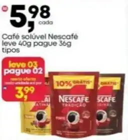 Frangolândia Café solúvel Nescafé oferta