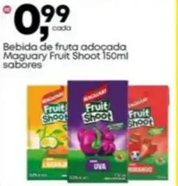 Frangolândia Bebida de fruta adoçada Maguary Fruit Shoot sabores oferta