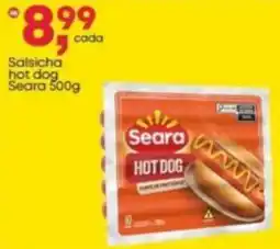 Frangolândia Salsicha hot dog Seara oferta