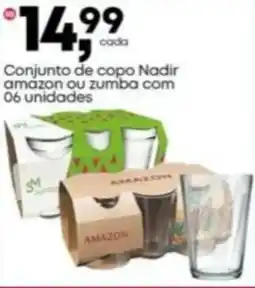 Frangolândia Conjunto de copo Nadir amazon ou zumba. oferta