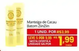 Supermercado Bem Barato Manteiga de Cacau Batom ZiinZiin oferta