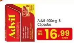 Supermercado Bem Barato Advil 400mg 8 Cápsulas oferta
