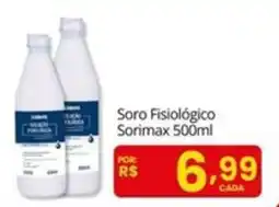 Supermercado Bem Barato Soro Fisiológico Sorimax oferta