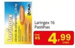 Supermercado Bem Barato Laringex 16 Pastilhas oferta