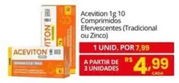 Supermercado Bem Barato Acevition 1g 10 Comprimidos Efervescentes oferta