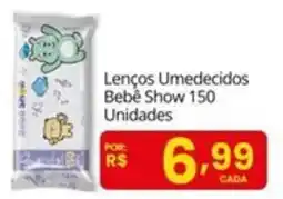 Supermercado Bem Barato Lenços Umedecidos Bebê Show oferta