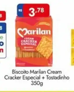 Supermercados Rondon Biscoito Marilan Cream Cracker Especial + Tostadinho oferta