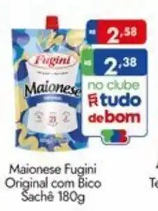 Supermercados Rondon Maionese Fugini Original com Bico Sachê oferta