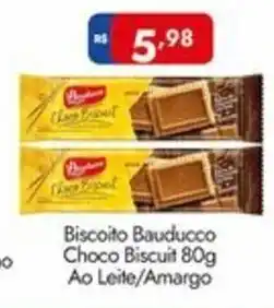 Supermercados Rondon Biscoito Bauducco Choco Biscuit Ao Leite/Amargo oferta