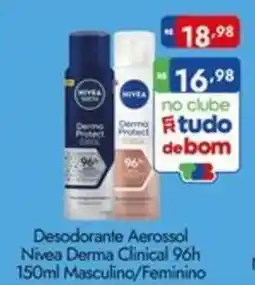 Supermercados Rondon Desodorante Aerossol Nivea Derma Clinical 96h oferta