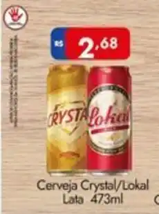 Supermercados Rondon Cerveja Crystal/Lokal Lata oferta