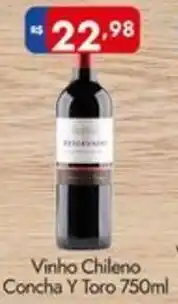Supermercados Rondon Vinho Chileno Concha Y Toro oferta