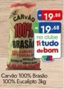 Supermercados Rondon Carvão 100% Brasão 100% Eucalipto oferta