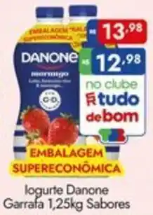Supermercados Rondon logurte Danone Garrafa Sabores oferta