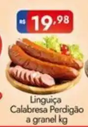 Supermercados Rondon Linguiça Calabresa Perdigão a granel oferta