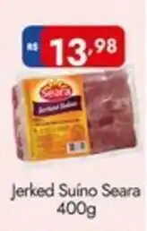 Supermercados Rondon Jerked Suíno Seara oferta