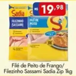 Supermercados Rondon Filé de Peito de Frango/ Filezinho Sassami Sadia Zip oferta