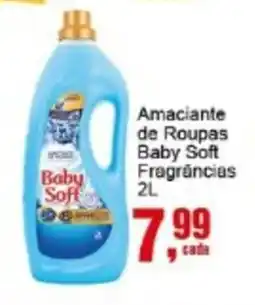 Negreiros Amaciante de Roupas Baby Soft Fragrâncias oferta