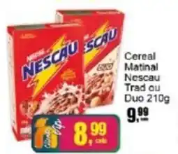 Negreiros Cereal Matinal Nescau Trad ou Duo oferta