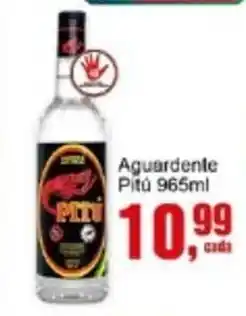 Negreiros Aguardente Pitú oferta
