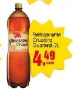 Negreiros Refrigerante and Cruzeiro Crai Guaraná 2L Guaraná oferta