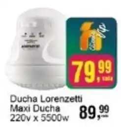 Negreiros Ducha Lorenzetti Maxi Ducha oferta
