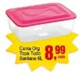 Negreiros Caixa Org Topa Tudo Santana oferta