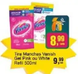 Negreiros Tira Manchas Vanish Gel Pink ou White Refil oferta