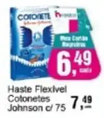 Negreiros Haste Flexivel Cotonetes Johnson oferta
