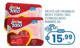 Rede Compras Peito de frango bom todo congelado bandeja oferta