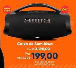 Cybelar Caixa de Som Aiwa oferta