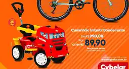 Cybelar Caminhão Infantil Bandeirante oferta