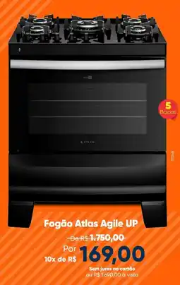 Cybelar Fogão Atlas Agile UP oferta