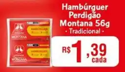 Supermercados Rondon Hambúrguer Perdigão Montana oferta