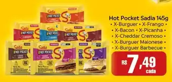 Supermercados Rondon Hot Pocket Sadia oferta