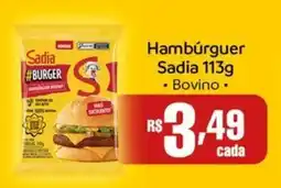 Supermercados Rondon Hambúrguer Sadia oferta